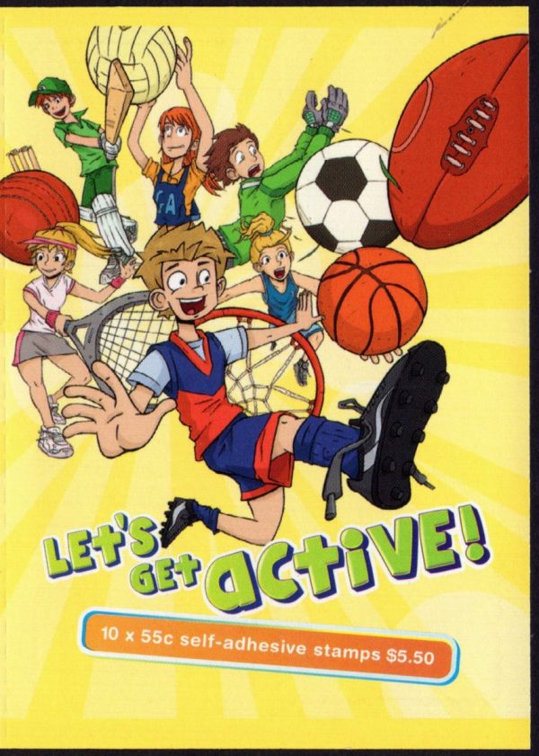 AUSTRALIA - 2009 'LET'S GET ACTIVE' Self Adhesive Booklet Mint [E6075]