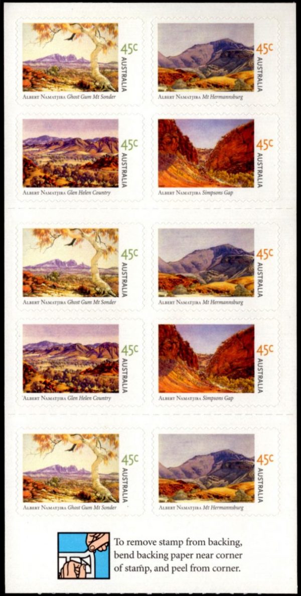 AUSTRALIA - 2002 'ALBERT NAMITJARA' Self Adhesive Booklet Mint [E8027]