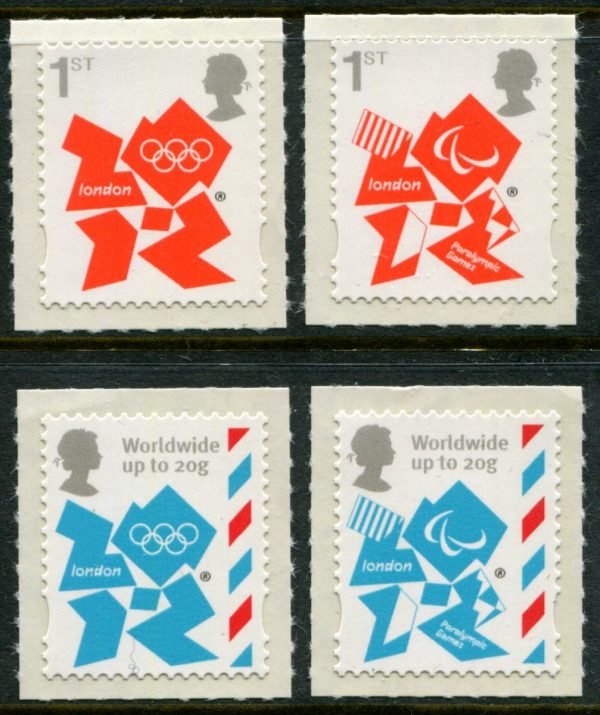 GREAT BRITAIN - 2012 'OLYMPIC GAMES LONDON' Self Adhesive Set of 4 Mint [D3986]