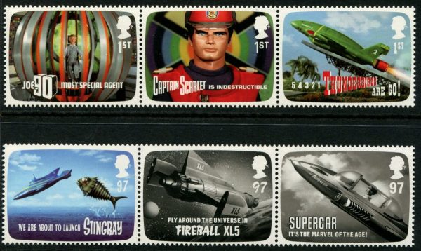 GREAT BRITAIN - 2011 'THUNDERBIRDS' Set of 6 MNH [D4085]