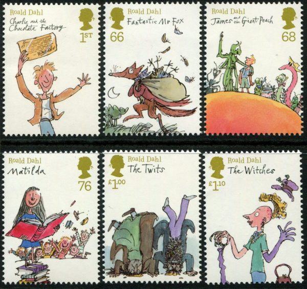 GREAT BRITAIN - 2012 'ROALD DAHL' Part 1 Set of 6 MNH [D3987]