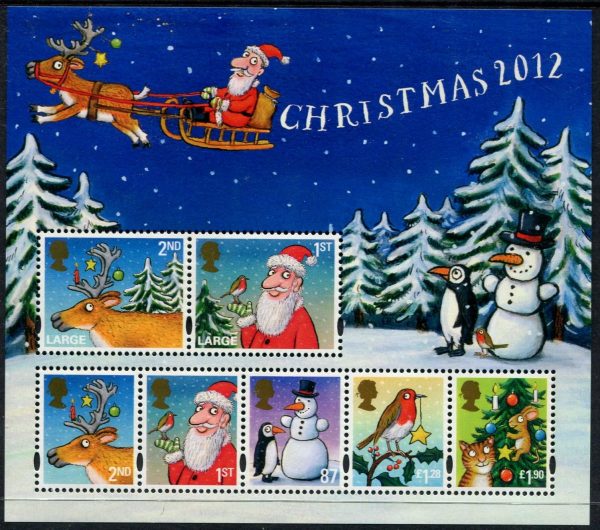 GREAT BRITAIN - 2012 'CHRISTMAS' Miniature Sheet MNH [E1112]