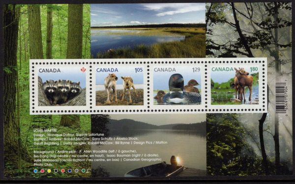 CANADA - 2012 'BABY WILDLIFE' Miniature Sheet MNH [D6416]