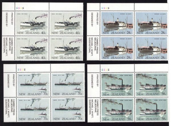 NEW ZEALAND - 1984 'FERRY BOATS' Set of 4 MNH [D6231]