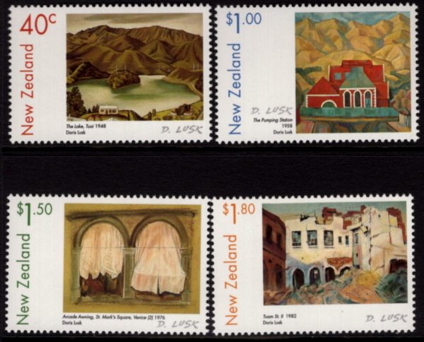 NEW ZEALAND - 1999 'PAINTINGS by DORIS LUSK' Set of 4 MNH [D4534]