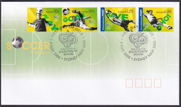 AUSTRALIA - 2006 'SOCCER IN AUSTRALIA' First Day Cover [D6732]