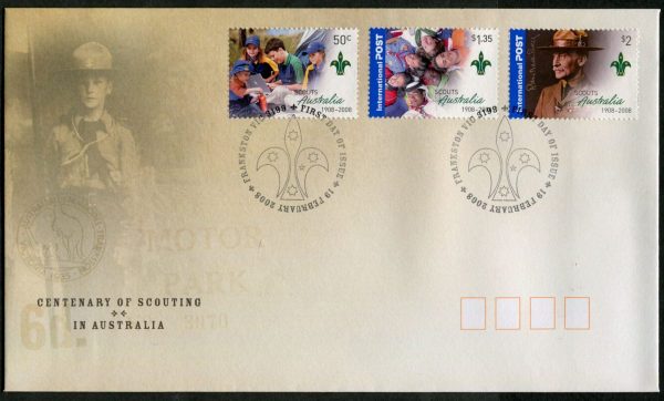 AUSTRALIA - 2008 'CENTENARY OF SCOUTING' First Day Cover [D6546]