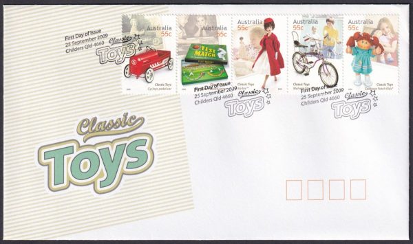 AUSTRALIA - 2009 'CLASSIC TOYS' First Day Cover [E7344]