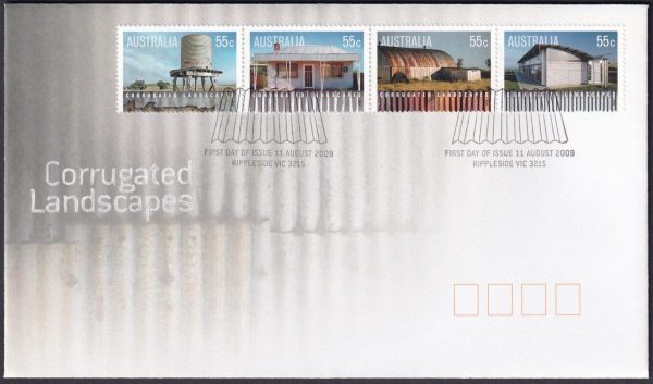 AUSTRALIA - 2009 'CORRUGATED LANDSCAPES' First Day Cover [D6750]
