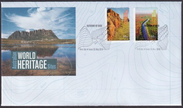 AUSTRALIA - 2010 'WORLD HERITAGE SITES' Self Adhesive First Day Cover [D7035]