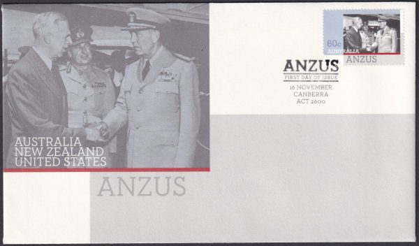 AUSTRALIA - 2011 'ANZUS' First Day Cover [D6632]