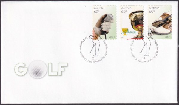 AUSTRALIA - 2011 'GOLF' Self Adhesive First Day Cover [D9083]