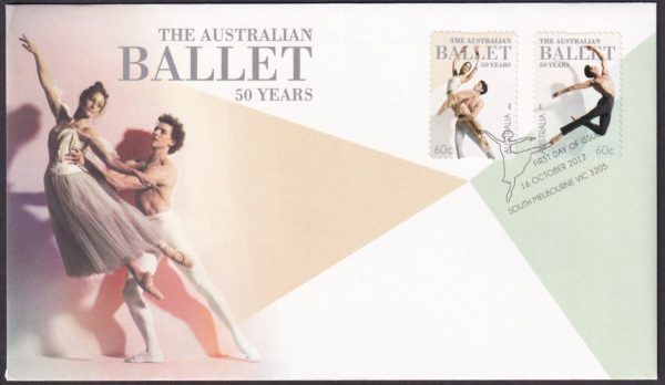 AUSTRALIA - 2012 '50 YEARS AUSTRALIAN BALLET' Self Adhesive First Day Cover [D7032]