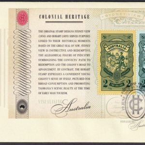 AUSTRALIA - 2012 'COLONIAL HERITAGE' Miniature Sheet First Day Cover [D7027]