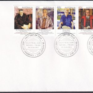 AUSTRALIA - 2012 'NOBEL PRIZE WINNERS' First Day Cover [D6709]