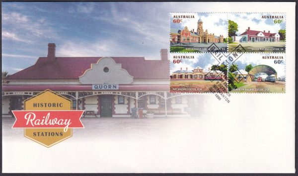 AUSTRALIA - 2013 'HISTORIC RAILWAY STATIONS' First Day Cover [E8546]