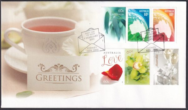 AUSTRALIA - 2013 'SPECIAL OCCASIONS - Greetings' First Day Cover [D6778]