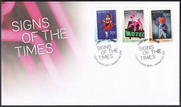 AUSTRALIA - 2015 'SIGNS OF THE TIMES' First Day Cover [D6923]