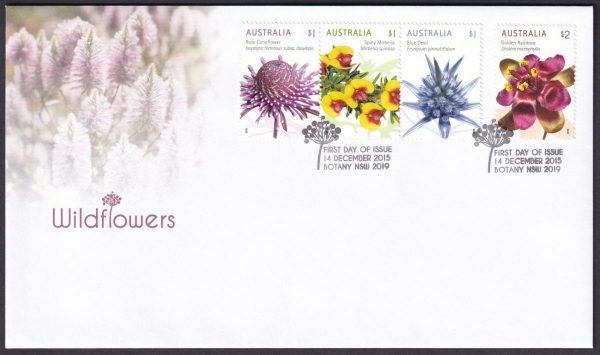 AUSTRALIA - 2015 'WILDFLOWERS' First Day Cover [F0720]