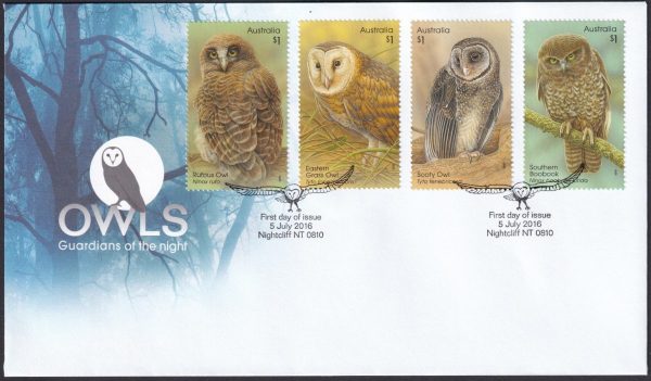 AUSTRALIA - 2016 'OWLS - Guardians of the Night' First Day Cover [D8824]