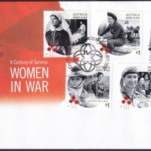 AUSTRALIA - 2017 'CENTURY OF SERVICE - Women in War' First Day Cover [E4745]
