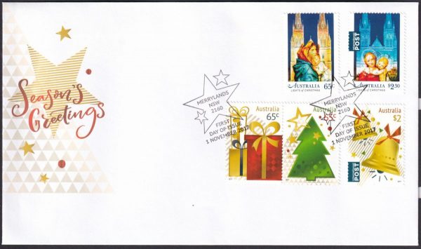 AUSTRALIA - 2017 'SEASON'S GREETINGS' First Day Cover [E4744]