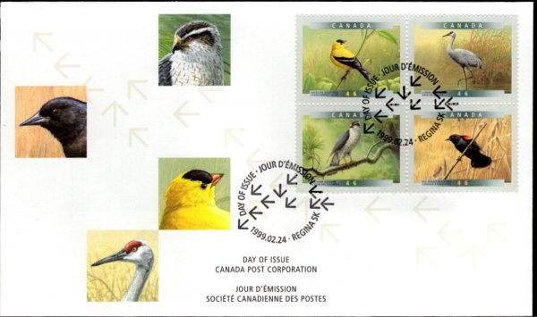 CANADA - 1999 'BIRDS' First Day Cover [D7239]