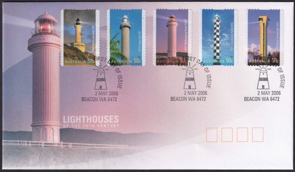 AUSTRALIA - 2006 'LIGHTHOUSES of the 20th CENTURY' First Day Cover [D7470]