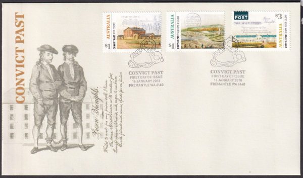 AUSTRALIA - 2018 'CONVICT PAST' First Day Cover [E4742]