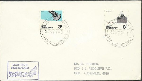 ROSS DEPENDENCY - 1976 'ANTARCTIC RESEARCH PROGRAMME' Scott Base [A4099]