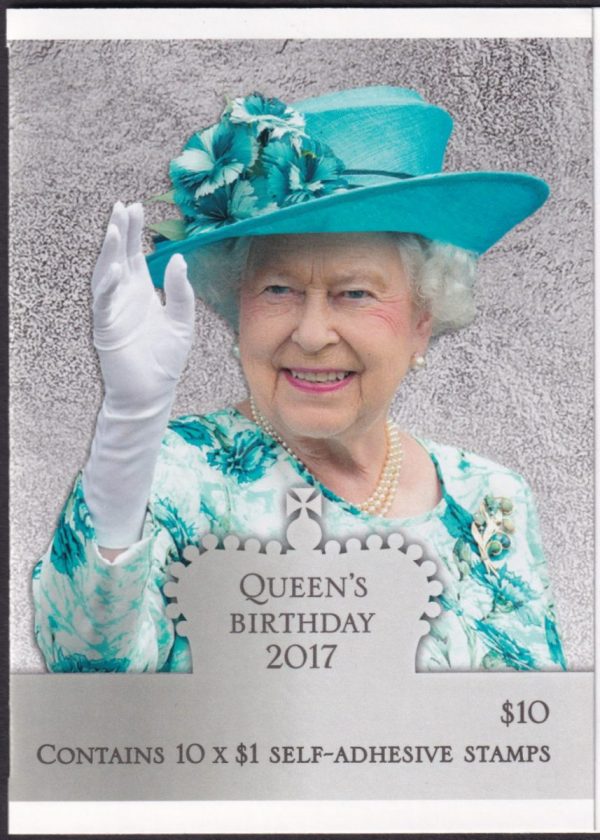 AUSTRALIA - 2017 'QEII BIRTHDAY' Self Adhesive Booklet Mint [D7651]