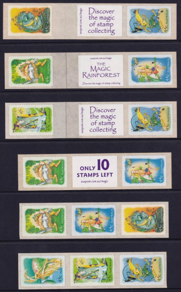 AUSTRALIA - 2002 'MAGIC RAINFOREST' Self Adhesive Collector Set Mint [E4425]