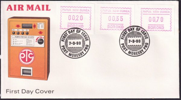 PAPUA NEW GUINEA - 1990 New Framas First Day Cover FU Cv $10+ [D7590]