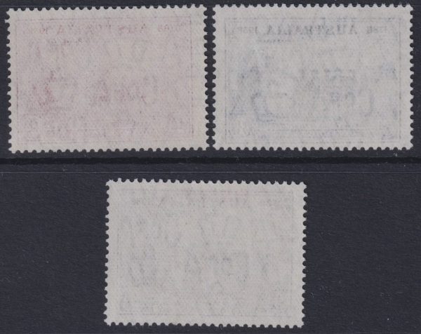 AUSTRALIA - 1937 NSW Sesqui Set to 9d PURPLE SG 193/195 MNH Cv £40 [D8231]