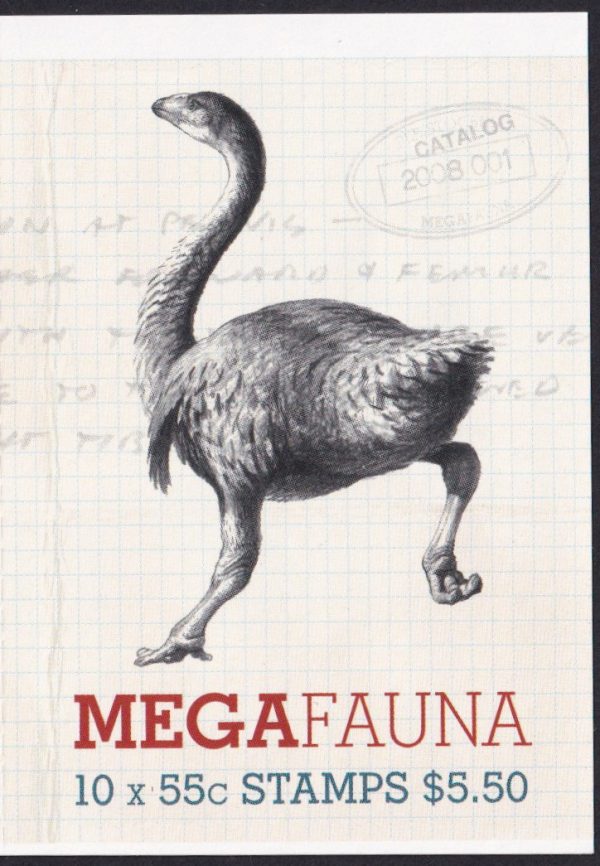 AUSTRALIA - 2008 'MEGA FAUNA' Self Adhesive Booklet Mint [E6076]