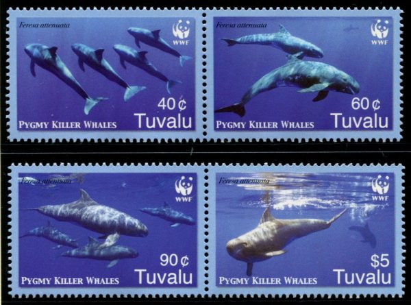 TUVALU - 2006 WWF 'PYGMY KILLER WHALE' Set of 4 MNH [E7197]