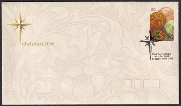 AUSTRALIA - 2008 'CHRISTMAS' Self Adhesive First Day Cover [D9150]