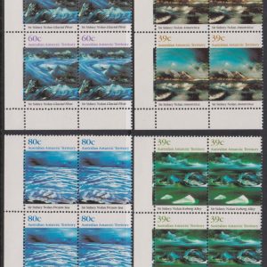 AAT - 1989 'SIDNEY NOLAN PAINTINES' Set of 4 Corner Blocks MNH [F0710]