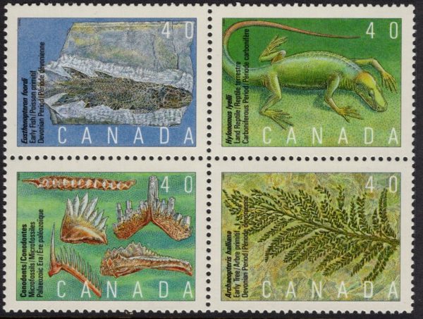 Canada - 1991 'PREHISTORIC LIFE 2ND ISSUE' Block of 4 MNH [D8929]