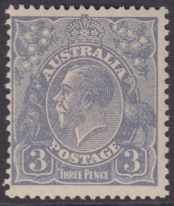 AUSTRALIA - 1928 KGV SM Wmk 3d 'ULTRAMARINE' Type B SG100 MNH Cv $375 [D8788]