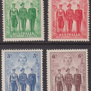 AUSTRALIA - 1940 Set to 6d Brown AIF SG 196/99 MNH Cv £50 [D9029]