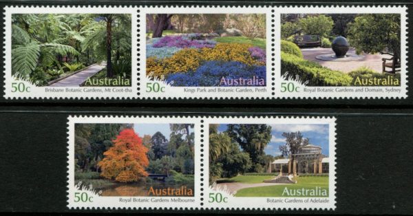 AUSTRALIA - 2007 'BOTANIC GARDENS' Set of 5 MNH [D8752]