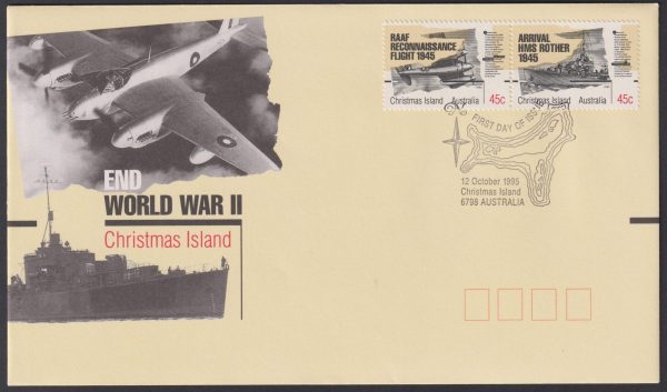 CHRISTMAS ISLAND - 1978 'END OF WWII' First Day Cover [D9972]