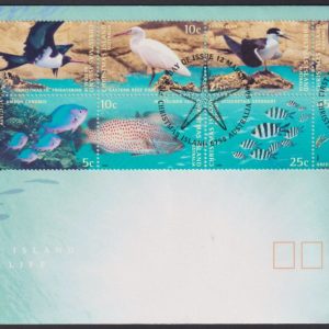 CHRISTMAS ISLAND - 1998 'MARINE LIFE' First Day Cover [D9924]
