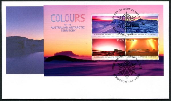 AAT - 2015 'COLOUR OF THE AAT' Miniature Sheet First Day Cover [E0172]