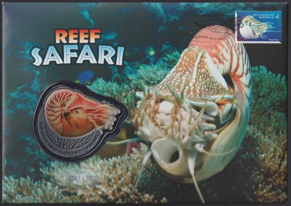 AUSTRALIA - 2018 'REEF SAFARI - Great Barrier Reef - Nautilus' Medallion Limited Issue [E6941]