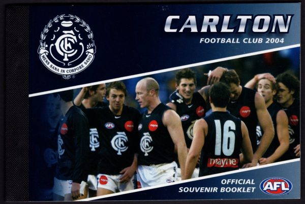 AUSTRALIA - 2004 'AFL - CARLTON' Prestige booklet MINT [E0128]