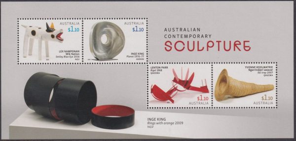 AUSTRALIA - 2021 'CONTEMPORY SCULPTURE' Miniature Sheet MNH [D9534]