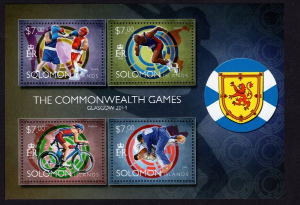 SOLOMON ISLANDS - 2014 'COMMONWEALTH GAMES GLASGOW' Miniature Sheet MNH [E0838]