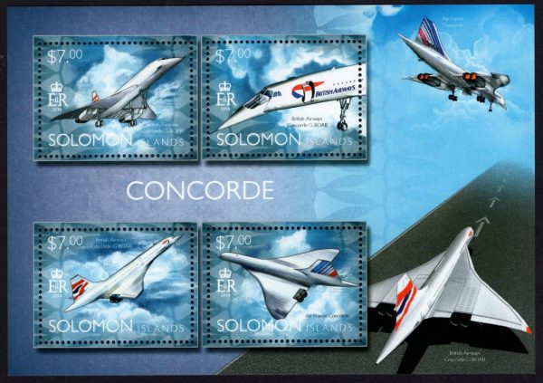 SOLOMON ISLANDS - 2014 'CONCORDE' Miniature Sheet MNH [E0837]